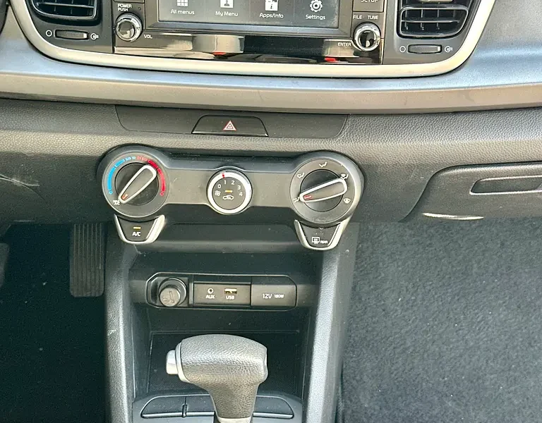 2021 Kia Rio EX 4 Cylinders Petrol Engine Blue Black Sedan GCC Specs Excellent Condition