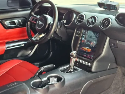 2019 Ford Mustang Ecoboost 2.3L Turbocharged 4 Cylinders Petrol Engine Blue Red Coupe