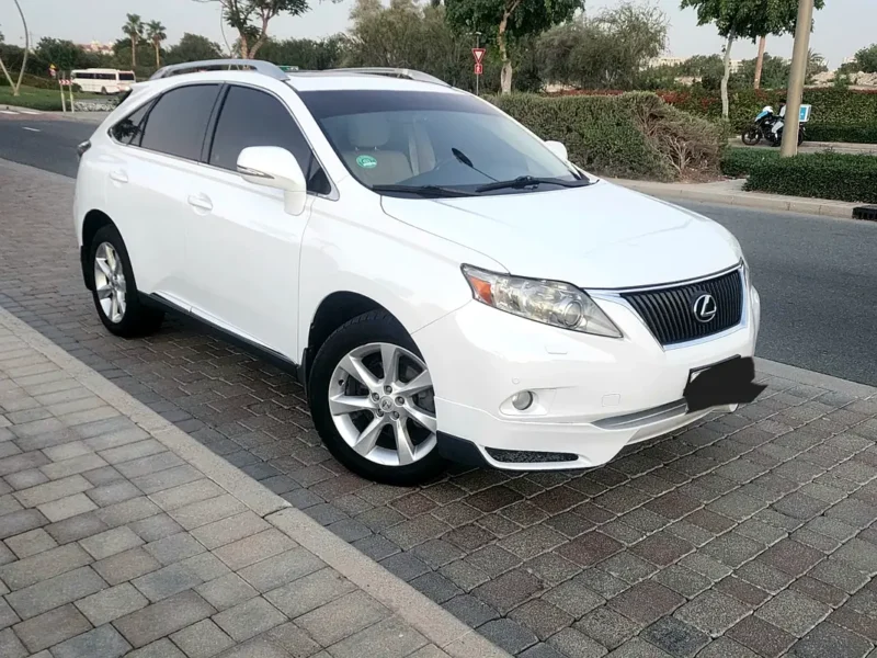 2011 Lexus RX-Series RX 350 Platinum 3.5 Litres V6 Petrol Engine White Beige SUV GCC Specs