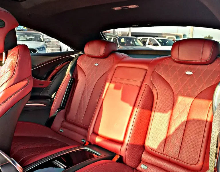 2015 Mercedes-Benz S-Class S 550 8 Cylinders Petrol Engine Black Red Coupe Mint Condition Clean Title
