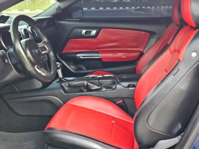 2019 Ford Mustang Ecoboost 2.3L Turbocharged 4 Cylinders Petrol Engine Blue Red Coupe