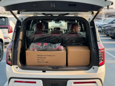 2026 Nissan Patrol LE PLATINUM CITY 3.5L Twin Turbo 6 Cylinders Petrol Engine White Red SUV