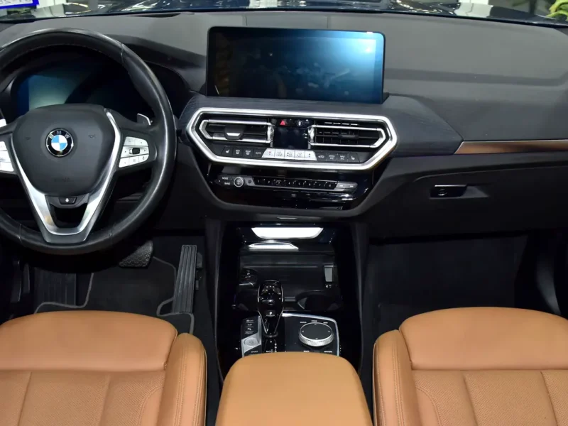 2024 BMW X3 sDrive30i 4 Cylinders Petrol Engine Blue Tan Crossover American Specs