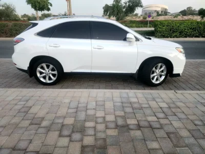 2011 Lexus RX-Series RX 350 Platinum 3.5 Litres V6 Petrol Engine White Beige SUV GCC Specs