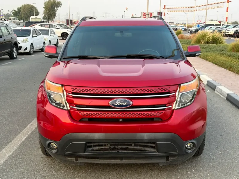 2012 Ford Explorer Limited 6 Cylinders Petrol Engine Red Black SUV Japanese Specs Pristine Condition
