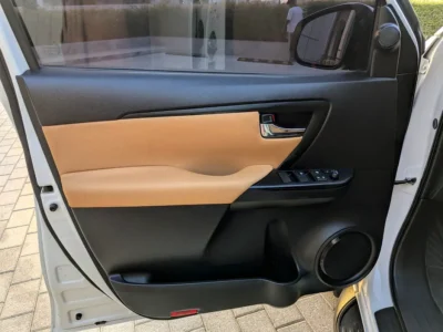 2023 Toyota Fortuner EXR 4 Cylinders Petrol Engine White Beige SUV GCC Specs Excellent Condition
