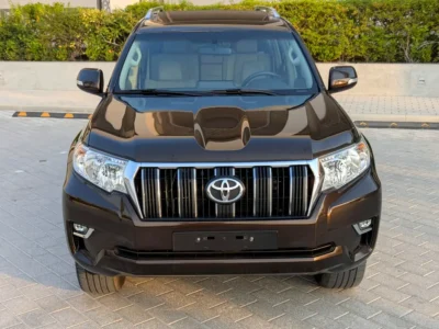 2022 Toyota Prado VXR 6 Cylinders Petrol Engine Black Beige SUV GCC Specs Excellent Condition
