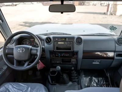 2025 Toyota Land Cruiser 70 Series LC 71 LX SWB 4.0L 6 Cylinders Petrol Engine White Tan SUV