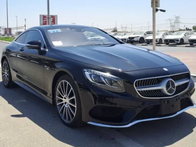 2015 Mercedes-Benz S-Class S 550 8 Cylinders Petrol Engine Black Red Coupe Mint Condition Clean Title