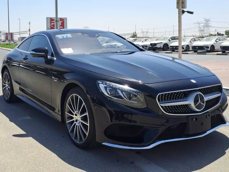 2015 Mercedes-Benz S-Class S 550 8 Cylinders Petrol Engine Black Red Coupe Mint Condition Clean Title