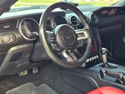 2019 Ford Mustang Ecoboost 2.3L Turbocharged 4 Cylinders Petrol Engine Blue Red Coupe