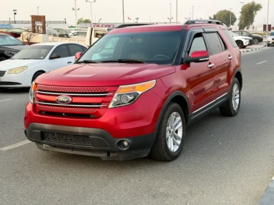 2012 Ford Explorer Limited 6 Cylinders Petrol Engine Red Black SUV Japanese Specs Pristine Condition