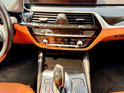 2023 BMW 5-Series 520i 2.0 Litres 4 Cylinders Petrol Engine Black Yellow Hatchback GCC Specs