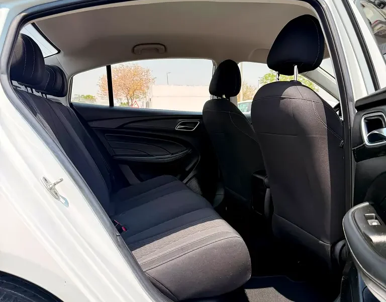 2022 MG MG5 Standard 1.5 Litres 4 Cylinders Petrol Engine White Black Sedan GCC specs Automatic