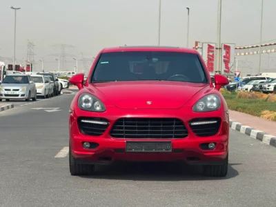 2013 Porsche Cayenne GTS 4.8 Litres V8 Petrol Engine Red Black SUV GCC Specs Automatic