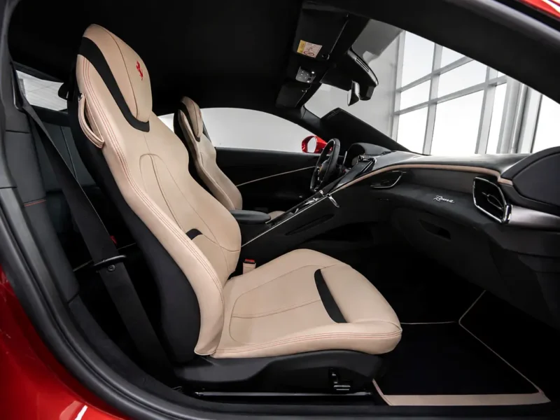 2023 Ferrari Roma Standard 3.9 Litres V8 Twin Turbo Petrol Engine Red White Coupe Japanese Specs