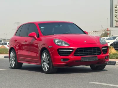 2013 Porsche Cayenne GTS 4.8 Litres V8 Petrol Engine Red Black SUV GCC Specs Automatic
