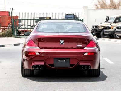 2006 BMW M6 Coupe 10 Cylinders Petrol Engine Red Black Coupe Japanese Specs Automatic