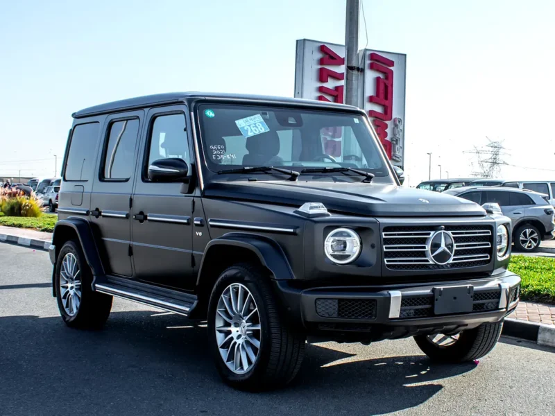 2021 Mercedes-Benz G-Class G 550 8 Cylinders Petrol Engine Black SUV Japanese Specs Automatic