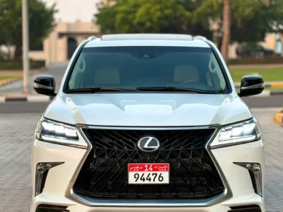 2016 Lexus LX-Series LX 570 Sport S+ 5.7 Litres V8 Petrol Engine White Beige SUV GCC Specs