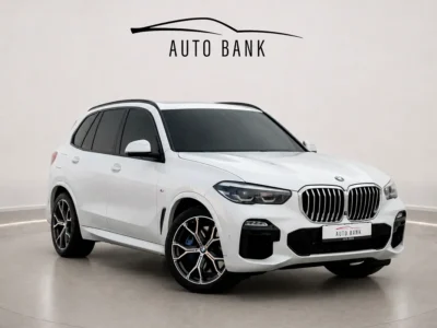 2019 BMW X5 xDrive40i M Sport 6 Cylinders Petrol Engine White Beige SUV GCC Specs Automatic