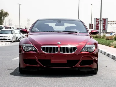 2006 BMW M6 Coupe 10 Cylinders Petrol Engine Red Black Coupe Japanese Specs Automatic