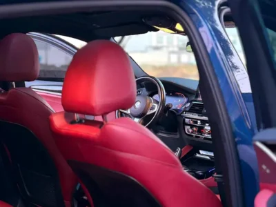 2021 BMW X4 xDrive30i M Sport 2.0L turbocharged 4-cylinder Petrol Engine Blue Red SUV GCC Specs