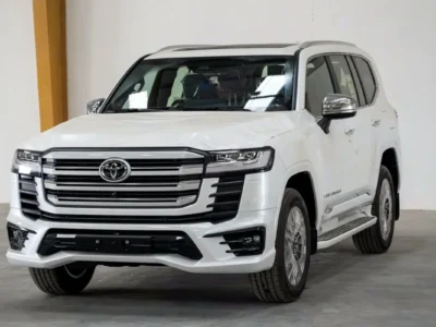 2026 Toyota Land Cruiser VXR 3.5 Litres Twin-Turbo V6 Petrol Engine White Red SUV GCC Specs