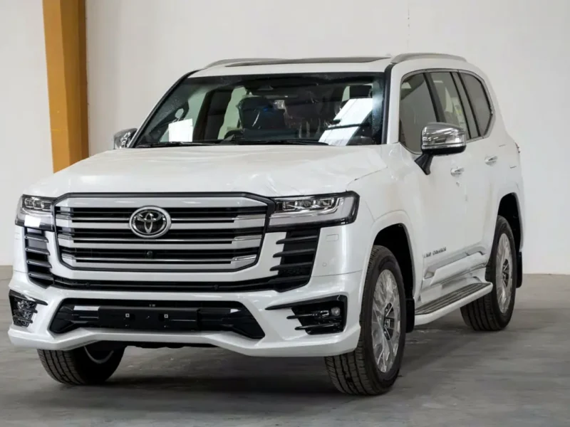 2026 Toyota Land Cruiser VXR 3.5 Litres Twin-Turbo V6 Petrol Engine White Red SUV GCC Specs