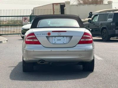 2004 Mercedes-Benz CLK-Class CLK 320 6 Cylinders Petrol Engine Silver Black Soft Top Convertible