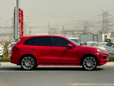 2013 Porsche Cayenne GTS 4.8 Litres V8 Petrol Engine Red Black SUV GCC Specs Automatic