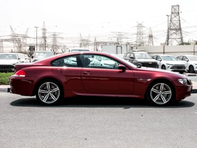 2006 BMW M6 Coupe 10 Cylinders Petrol Engine Red Black Coupe Japanese Specs Automatic