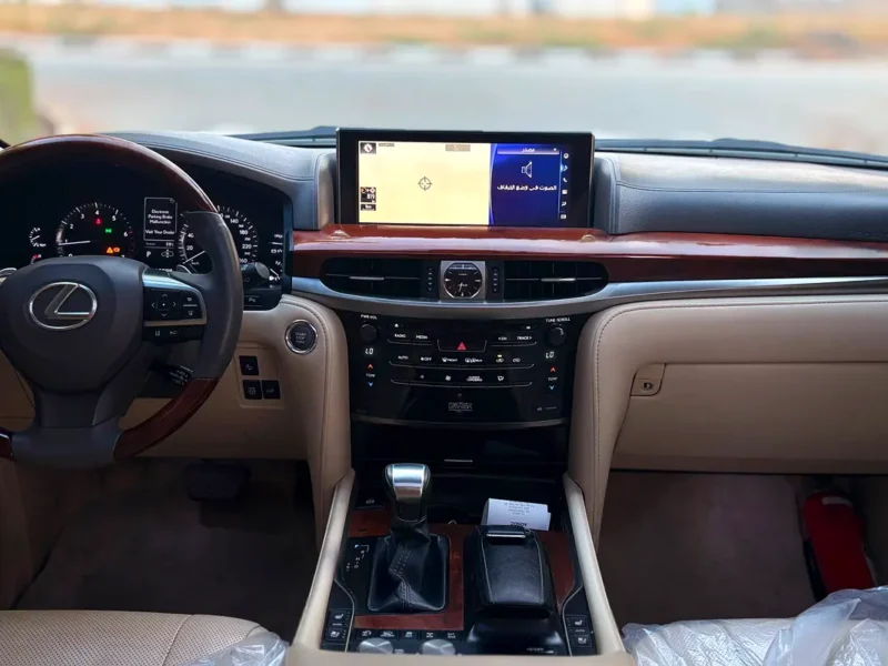 2016 Lexus LX-Series LX 570 Sport S+ 5.7 Litres V8 Petrol Engine White Beige SUV GCC Specs