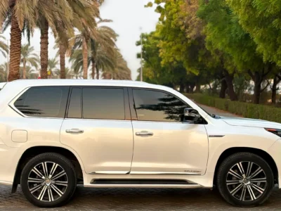 2016 Lexus LX-Series LX 570 Sport S+ 5.7 Litres V8 Petrol Engine White Beige SUV GCC Specs