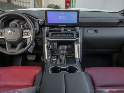 2026 Toyota Land Cruiser VXR 3.5 Litres Twin-Turbo V6 Petrol Engine White Red SUV GCC Specs