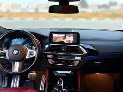 2021 BMW X4 xDrive30i M Sport 2.0L turbocharged 4-cylinder Petrol Engine Blue Red SUV GCC Specs