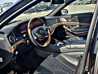 2014 Mercedes-Benz S-Class S 550 AMG 8 Cylinders Petrol Engine Black Sedan Japanese Specs