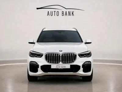 2019 BMW X5 xDrive40i M Sport 6 Cylinders Petrol Engine White Beige SUV GCC Specs Automatic