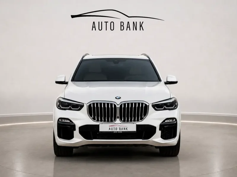 2019 BMW X5 xDrive40i M Sport 6 Cylinders Petrol Engine White Beige SUV GCC Specs Automatic