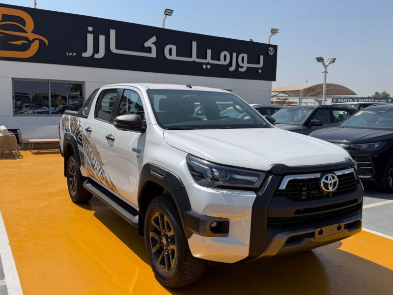 2026 Toyota Hilux Adventure 4.0 Litres V6 Petrol Engine White Black Pickup Truck GCC Specs
