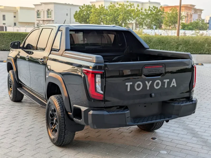 2021 Toyota Hilux Limited Facelifted 2027 Travo Edition 4 Cylinders Black Pickup Truck GCC