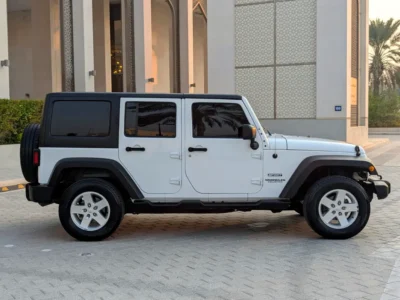2017 Jeep Wrangler 6 Cylinders Petrol Engine White Black SUV American Spec Excellent Condition
