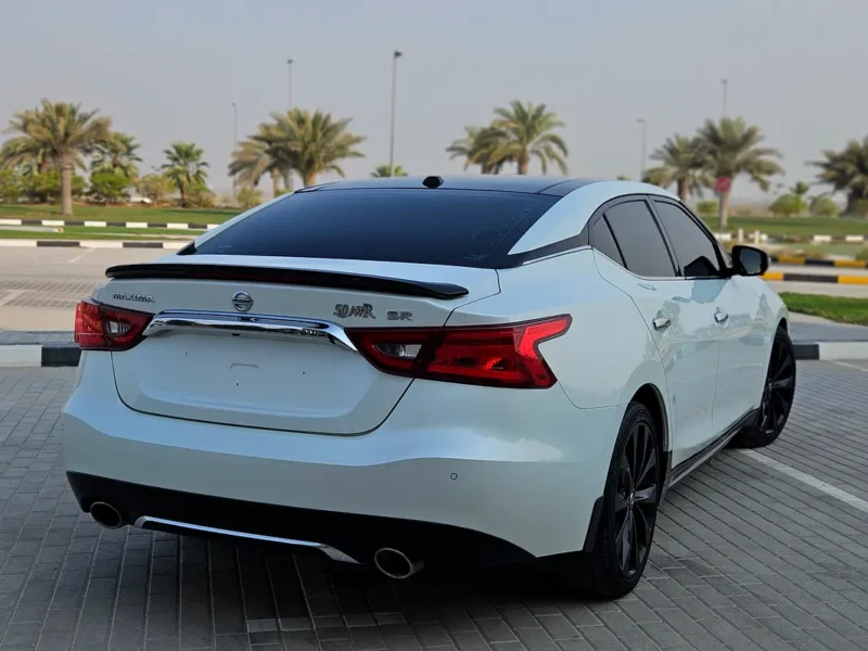 2018 Nissan Maxima SR 3.5L V6 Engine White Red Full Option TOP Premium Condition Sports Sedan