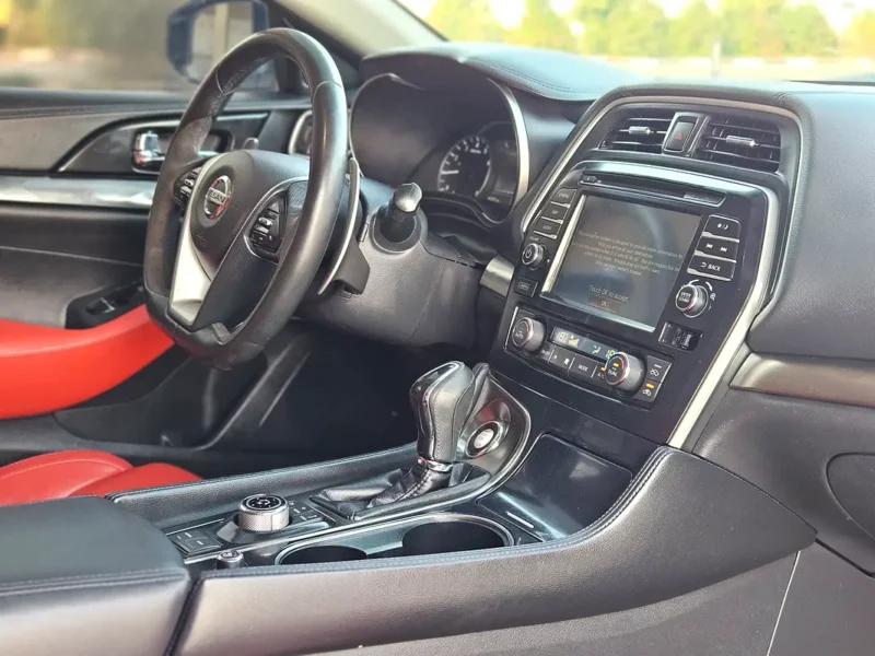 2018 Nissan Maxima SR 3.5L V6 Engine White Red Full Option TOP Premium Condition Sports Sedan