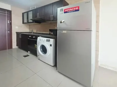 415 sqft Furnished Studio @4800 | 12 Chqs | near Miracle Gdn | Balcony I Car Park