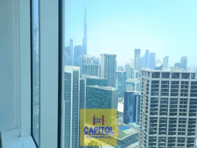 544 sqft High-Floor Office with Amazing Views Burlington Tower Dubai