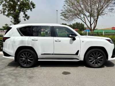 2025 Lexus LX 700h F-Sport V6 Twin-Turbo hybrid Engine White Red SUV GCC Specs FULL OPTION