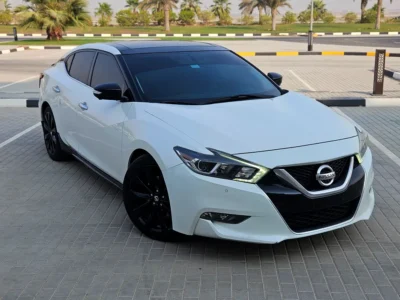 2018 Nissan Maxima SR 3.5L V6 Engine White Red Full Option TOP Premium Condition Sports Sedan