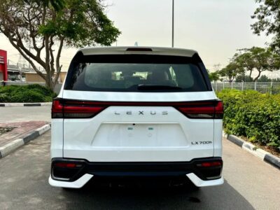 2025 Lexus LX 700h F-Sport V6 Twin-Turbo hybrid Engine White Red SUV GCC Specs FULL OPTION