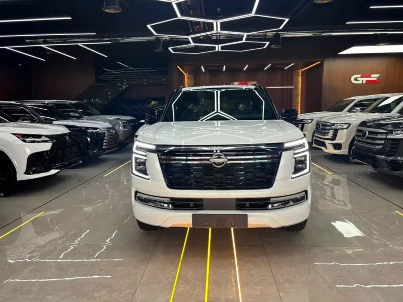 2026 Nissan Patrol LE PLATINUM CITY 3.5-liter twin-turbocharged V6 Engine White Red SUV GCC